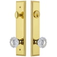 thumbnail image 1 of Grandeur Carver_Tp_Eset_234 Carre Solid Brass Tall Plate Single Cylinder Keyed Entry Set -, 1 of 6