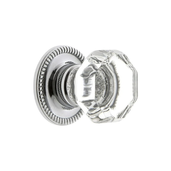 Grandeur Cham-Crys-Knob-Newp Chambord 1-3/8"Faceted Glam Crystal Cabinet Knob / Drawer