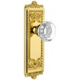 thumbnail image 1 of Grandeur Winchm_Psg_234 Windsor Solid Brass Rose Passage Door Knob Set - Brass, 1 of 6