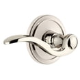 thumbnail image 1 of Grandeur 810531 Circulaire Solid Brass Rose Dummy Door Lever Set - Nickel, 1 of 6
