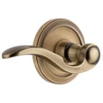 thumbnail image 1 of Grandeur 809758 Circulaire Solid Brass Rose Right Handed Passage Door Lever Set - Brass, 1 of 6