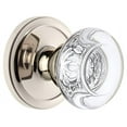 thumbnail image 1 of Grandeur Cirbor_Psg_238 Circulaire Solid Brass Rose Passage Door Knob Set - Nickel, 1 of 6
