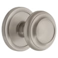 thumbnail image 1 of Grandeur 820238 Circulaire Solid Brass Rose Privacy Door Knob Set - Nickel, 1 of 1
