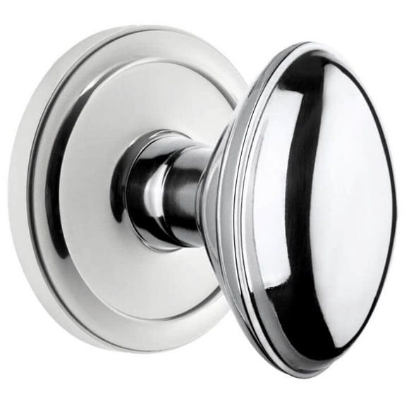 Grandeur Ciredn_Psg_234_Cs Eden Prairie Solid Brass Passage Door Knob Set - Chrome