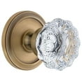 thumbnail image 1 of Grandeur Cirfon_Psg_238 Circulaire Solid Brass Rose Passage Door Knob Set - Brass, 1 of 6