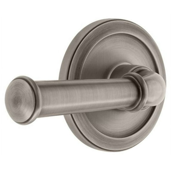 Grandeur Cirgeo_Prv_238 Circulaire Solid Brass Rose Right Handed Privacy Door Lever Set -