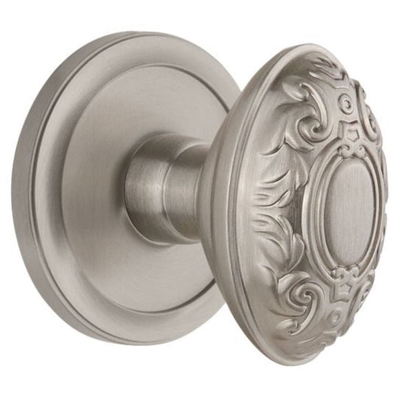 grandeur grande victorian door knob with circulaire rosette
