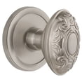 thumbnail image 1 of Grandeur 812497 Circulaire Solid Brass Rose Passage Door Knob Set - Nickel, 1 of 6