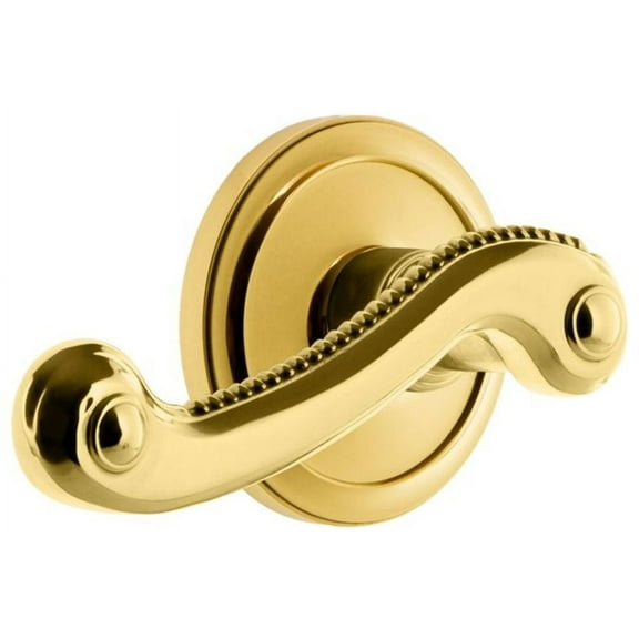 Grandeur Cirnew_Sd_Na_Lh Circulaire Solid Brass Rose Left Handed Single Dummy Door Lever -