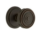 thumbnail image 1 of Grandeur Cirsol_Psg_238 Circulaire Solid Brass Rose Passage Door Knob Set - Bronze, 1 of 6