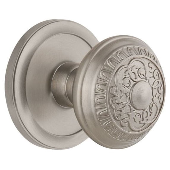 Grandeur Windsor Door Knob with Circulaire Rosette