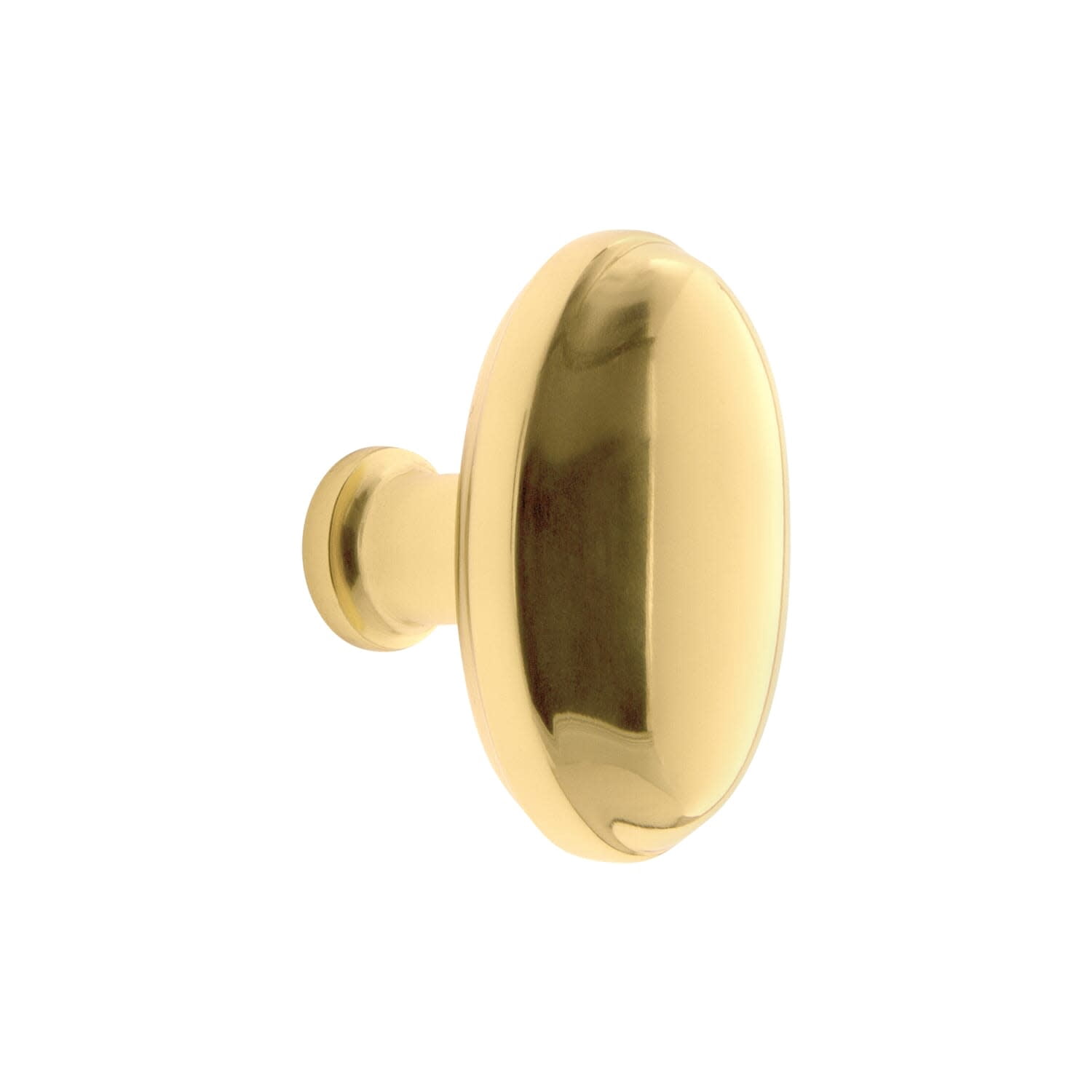 Grandeur 800061 Eden Prairie 1-3/4” Solid Brass Vintage Oval Cabinet Knob - Brass