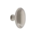thumbnail image 1 of Grandeur 800063 Eden Prairie 1-3/4” Solid Brass Vintage Oval Cabinet Knob - Nickel, 1 of 7