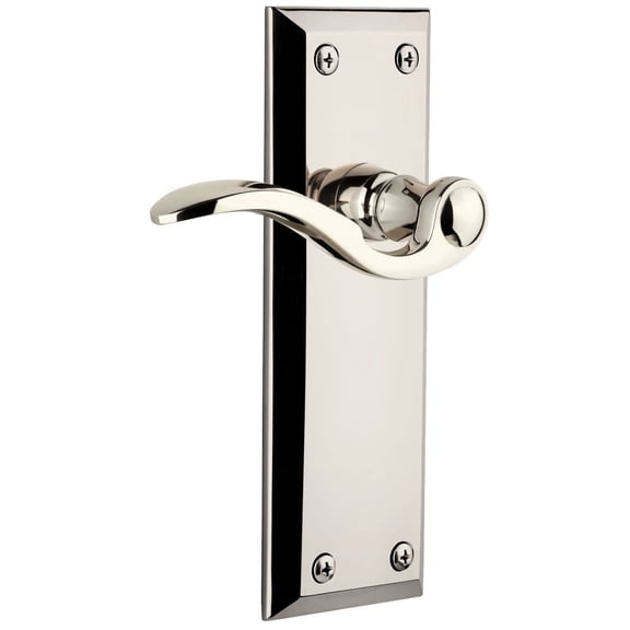 Grandeur 800264 Fifth Avenue Solid Brass Non-Turning Two-Sided Dummy Set - Nickel