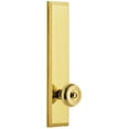 thumbnail image 1 of Grandeur Favbou_Tp_Psg_238 Fifth Avenue Solid Brass Rose Tall Plate Passage Door Knob Set, 1 of 6