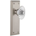 thumbnail image 1 of Grandeur Favbur_Prv_234 Fifth Avenue Solid Brass Rose Privacy Door Knob Set - Nickel, 1 of 1
