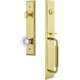thumbnail image 1 of Grandeur 842562 Fifth Avenue Solid Brass Rose Keyed Entry Single Cylinder "C" Grip, 1 of 5