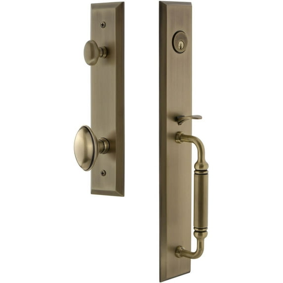 Grandeur Favcgredn_Eset_238 Fifth Avenue Solid Brass Rose Keyed Entry Single Cylinder "C"