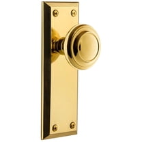 Grandeur Favcir_Prv_234 Fifth Avenue Solid Brass Privacy Door Knob Set - Brass