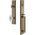 thumbnail image 1 of Grandeur 845748 Fifth Avenue Solid Brass Rose Keyed Entry Single Cylinder "D" Grip, 1 of 5