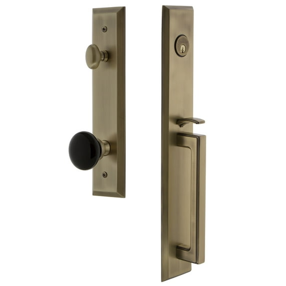 Grandeur Favdgrcov_Esetd_Na Fifth Avenue Solid Brass Rose Dummy Full Plate Full Plate 'D'