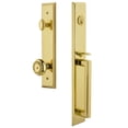 thumbnail image 1 of Grandeur 846372 Fifth Avenue Solid Brass Rose Keyed Entry Single Cylinder Full Plate "D", 1 of 5