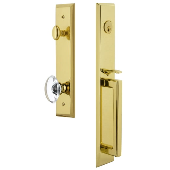 Grandeur Favdgrpro_Eset_238 Fifth Avenue Solid Brass Rose Keyed Entry Single Cylinder Full