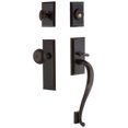thumbnail image 1 of Grandeur 825462 Fifth Avenue Solid Brass Rose Keyed Entry Single Cylinder "S" Grip, 1 of 1