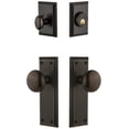 thumbnail image 1 of Grandeur 823014 Fifth Avenue Solid Brass Single Cylinder Keyed Entry Knobset And Deadbolt, 1 of 1