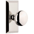 thumbnail image 1 of Grandeur 859416 Fifth Avenue Solid Brass Privacy Door Knob Set - Nickel, 1 of 1