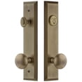 thumbnail image 1 of Grandeur 840745 Fifth Avenue Solid Brass Tall Plate Single Cylinder Keyed Entry Set -, 1 of 6