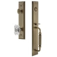 thumbnail image 1 of Grandeur 845693 Fifth Avenue Solid Brass Rose Keyed Entry Single Cylinder Full Plate "F", 1 of 5