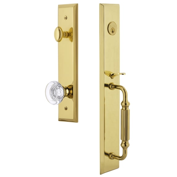 Grandeur Favfgrbor_Eset_238 Fifth Avenue Solid Brass Rose Keyed Entry Single Cylinder Full