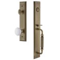 thumbnail image 1 of Grandeur Fifth Avenue F Grip Single Cylinder Handleset with Hyde Park Interior Knob, 1 of 5