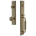 thumbnail image 1 of Grandeur Fifth Avenue F Grip Single Cylinder Handleset with Windsor Interior Knob, 1 of 5