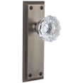 thumbnail image 1 of Grandeur 821330 Fifth Avenue Solid Brass Rose Privacy Door Knob Set - Grey, 1 of 7