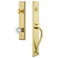thumbnail image 1 of Grandeur 845781 Fifth Avenue Solid Brass Rose Keyed Entry Single Cylinder Full Plate "S", 1 of 5