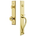 thumbnail image 1 of Grandeur Fifth Avenue S Grip Single Cylinder Handleset with Bouton Interior Knob, 1 of 5