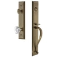 thumbnail image 1 of Grandeur 845997 Fifth Avenue Solid Brass Rose Keyed Entry Single Cylinder Full Plate "S", 1 of 5