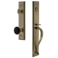 thumbnail image 1 of Grandeur 854491 Fifth Avenue Solid Brass Rose Keyed Entry Single Cylinder Full Plate 'S', 1 of 5