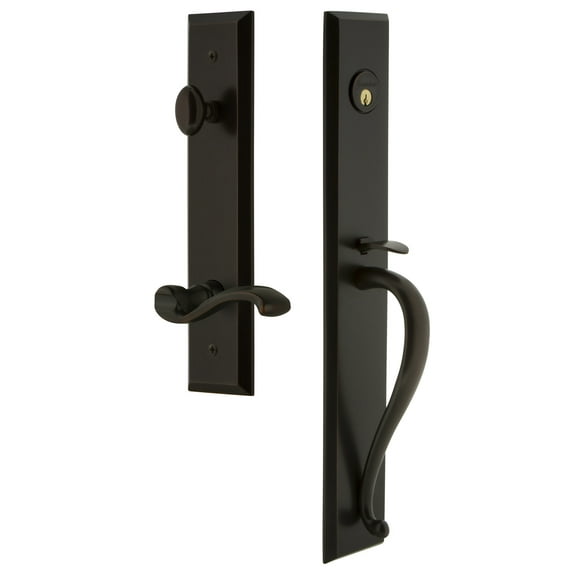 Grandeur Favsgrprt_Esetd_Na_Rh Fifth Avenue Solid Brass Rose Right Handed Dummy Full Plate