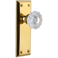 thumbnail image 1 of Grandeur Favver_Dd_Na Fifth Avenue Solid Brass Rose Dummy Door Knob Set - Brass, 1 of 7