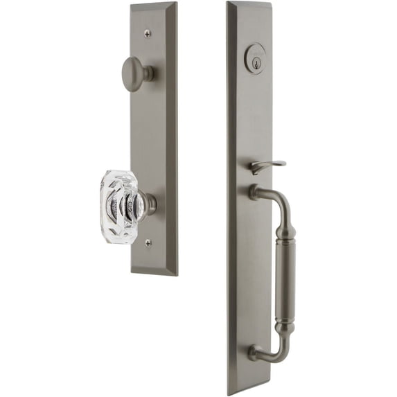 Grandeur Favcgrbcc_Eset_238 Fifth Avenue Solid Brass Rose Keyed Entry Single Cylinder "C"