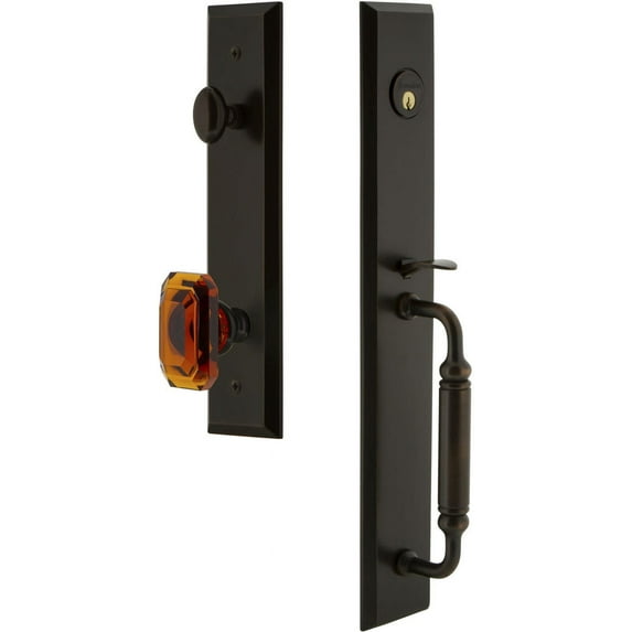 Grandeur Favcgrbca_Eset_238 Fifth Avenue Solid Brass Rose Keyed Entry Single Cylinder "C"