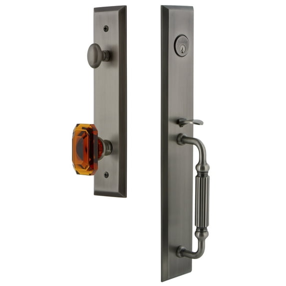 Grandeur Favfgrbca_Eset_234 Fifth Avenue Solid Brass Rose Keyed Entry Single Cylinder Full