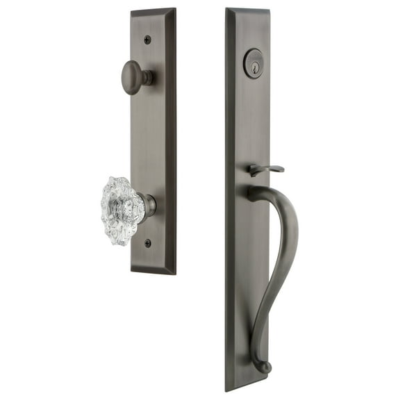 Grandeur Favsgrbia_Esetd_Na Fifth Avenue Solid Brass Rose Dummy Full Plate "S" Grip