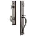 thumbnail image 1 of Grandeur 846068 Fifth Avenue Solid Brass Rose Keyed Entry Single Cylinder Full Plate "S", 1 of 5