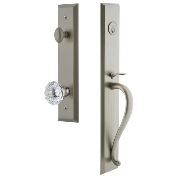Grandeur Favsgrfon_Eset_234 Fifth Avenue Solid Brass Rose Keyed Entry Single Cylinder Full