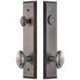 thumbnail image 1 of Grandeur Fifth Avenue Tall Plate Single Cylinder One Piece Knobset with Eden Prairie Knob, 1 of 6