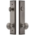 thumbnail image 1 of Grandeur Fifth Avenue Tall Plate Single Cylinder One Piece Knobset with Knob, 1 of 6